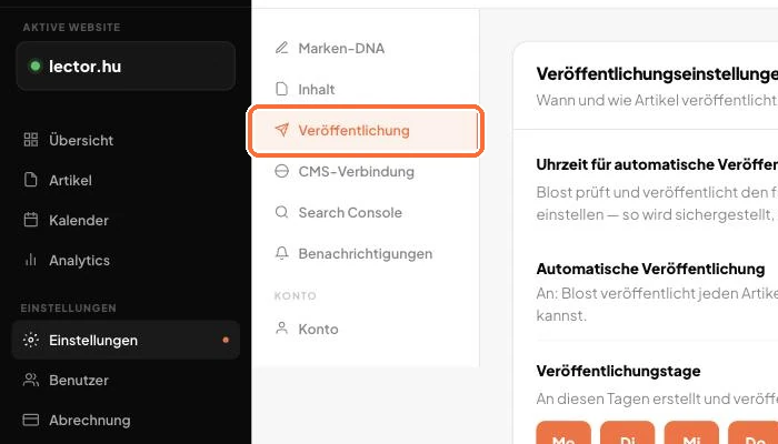 Die Einstellungsliste, Veröffentlichung ist markiert