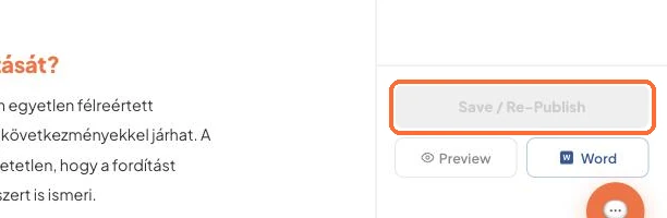 The Save button at the bottom right of the editor